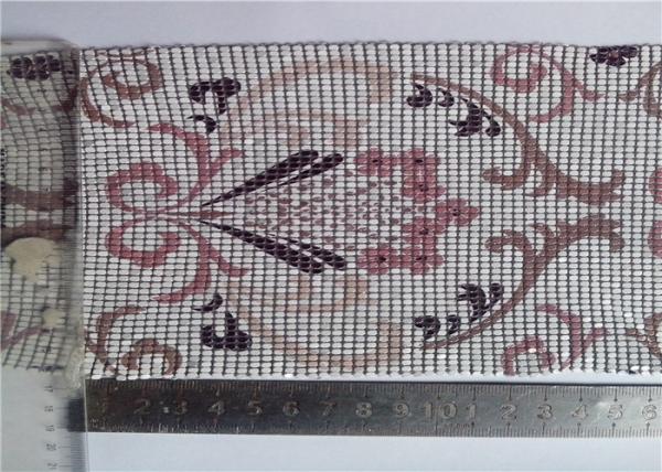 Colorful Square Metal Sequin Fabric / Decorative metal cloth