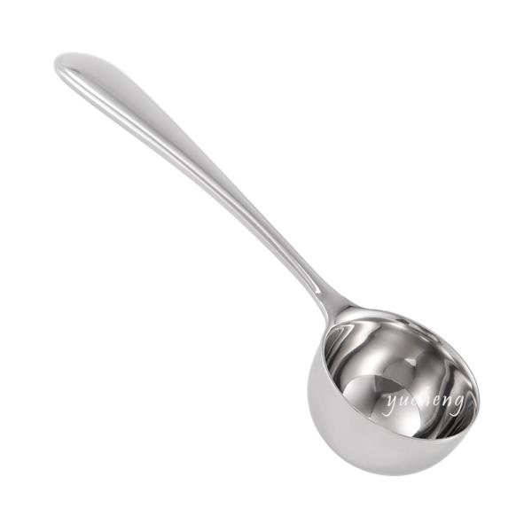 Wholesale Stainless Steel 18/8 20ml And 6ml Long Coffe Scoop Coffe Spoon Coffe Shop Scoop Measuring  Coffe Spoon