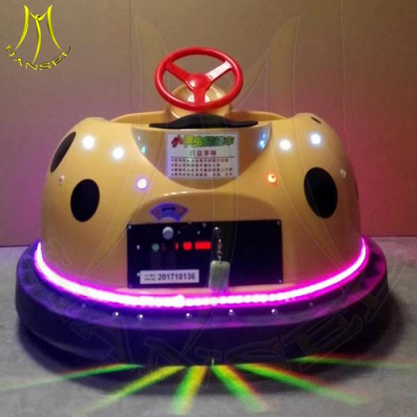 Hansel hot selling battery plastic kids electric kids ride on bumper car
