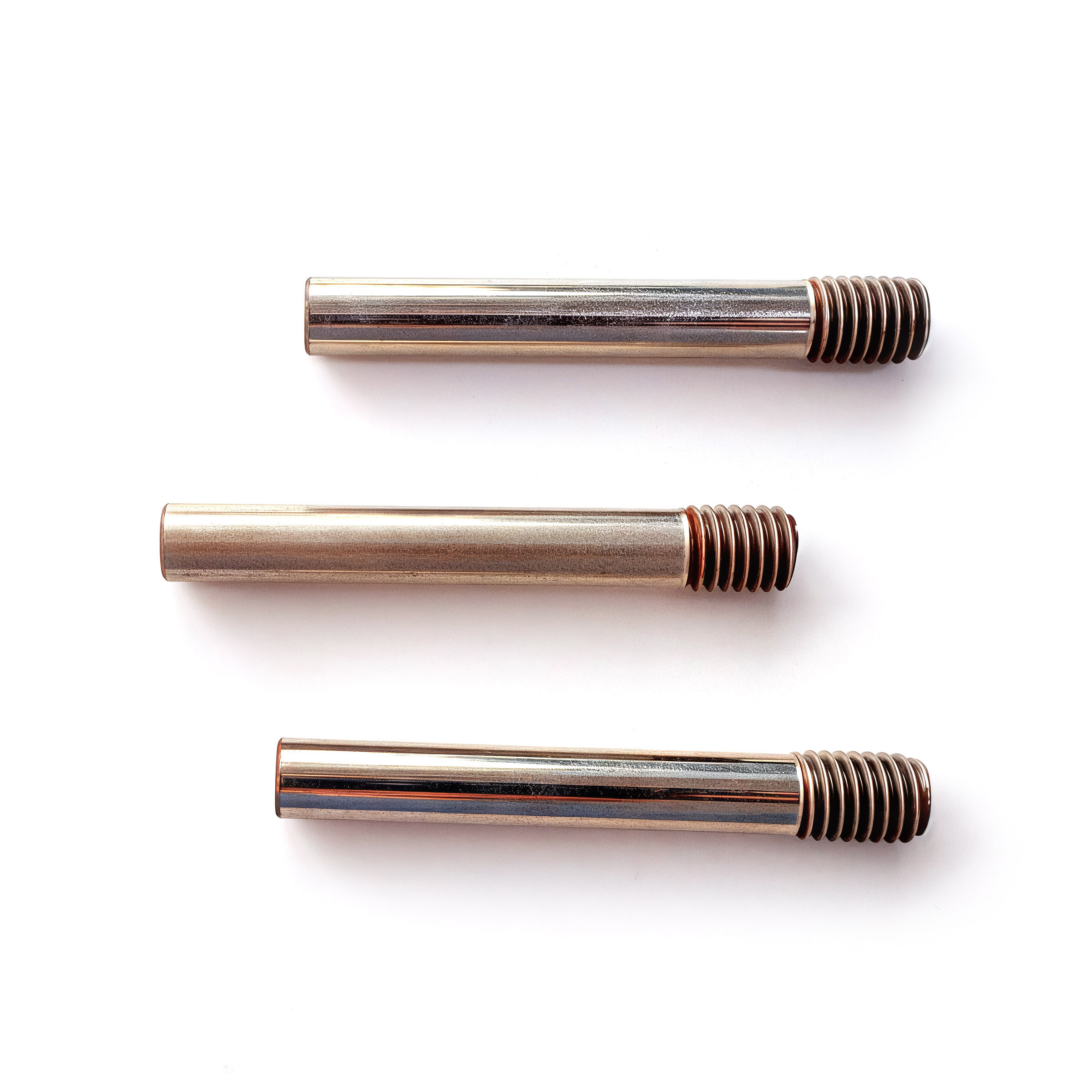 304 Stainless Steel Single End Thread Stud CNC Bright Polished Threaded Locating