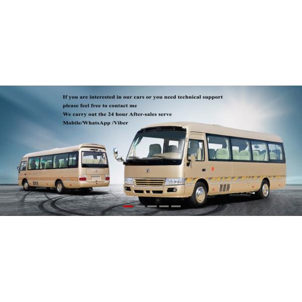 Transportation Auto Motives 30 Seater Minibus with Diesel Fuel and 4 Cylinders Engine