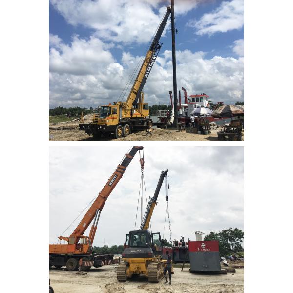 Sand Extraction River Cutter Head Dredger / Sand Dredging Boat 500m3/H