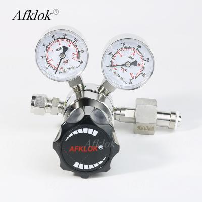 Single Stage Pressure Regulators For Argon Nitrogen Oxygen Helium Co2 Acetylene Gas Regulator