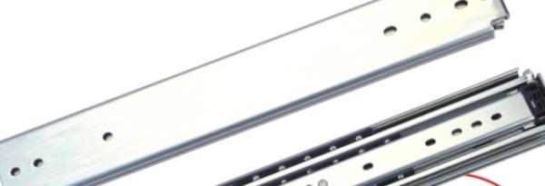 Heavy Duty Slide Track Channel , Full Extension Door Channel Track