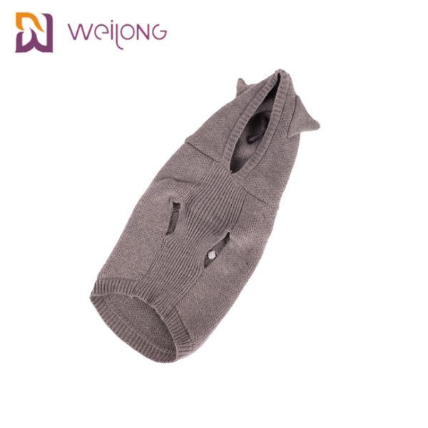 Акриловый вышитый Hoodie собаки ткани вяжет прыгуна кота любимца связанного свитером