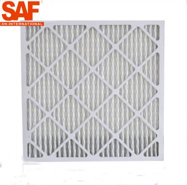Paper Frame Disposable Panel Air Filter Primary Efficiency For AHU System