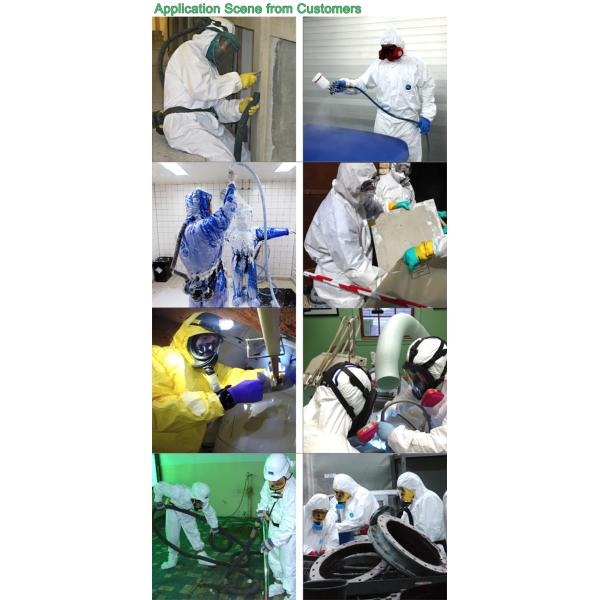 Не сплетенные Coveralls медицинской одежды здоровья устранимые с клобуком