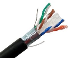 Twister 4 пары кабеля FTP Cat6 23AWG 0.56mm ДО РОЖДЕСТВА ХРИСТОВА 305m вытягивает вне локальные сети коробки