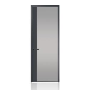 Ultra Slim Panel Frame Edge Versatile Aluminium Interior Swing Door 6063-T5