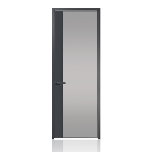 Ultra Slim Panel Frame Edge Versatile Aluminium Interior Swing Door 6063-T5