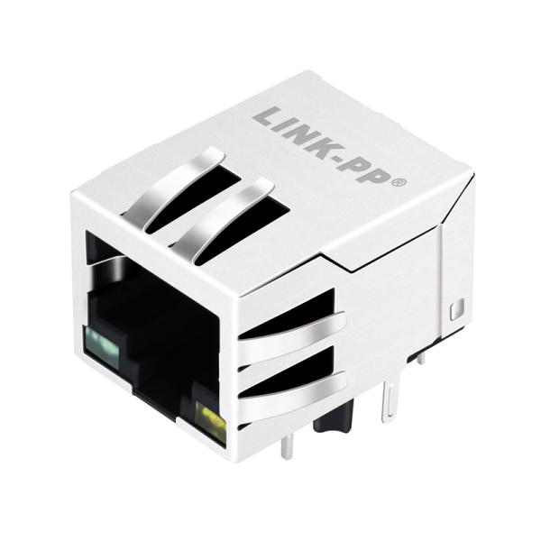 Плата порта RJ45 MagJack JXD0-0012NL 100 BASE-T POE 15W 1X1 ВНИЗ с приведенным GREEN/YELLOW