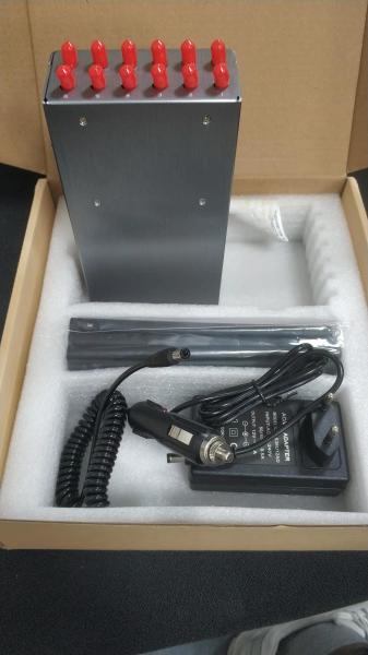 12 Channel Vehicle Signal Jammer Wifi Signal Blocker 5G For Cell Phone Signal