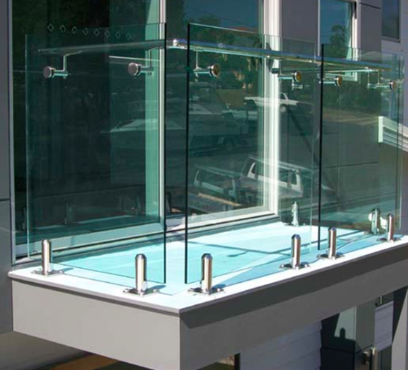 Impact Ocean Blue Laminated Safety Glass Insulated Glass Panel 5mm 6mm 8mm