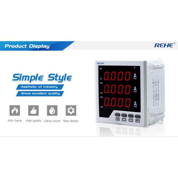 3 Phase Digital Ampere Meter Current Meter Rs485 Modbus Meter