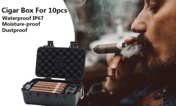 10 Cigars Capacity Custom Cigarette Case With High Durability