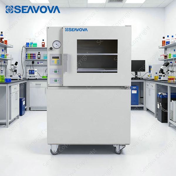 50L 250C Programmable Floor Standing Vacuum Oven NuOven VQ52-5 with Chamber Wall Heating