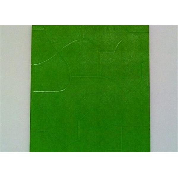 Clear Decorative Patterned Glass Flat Karatachi Glass Customized For Office Decoration