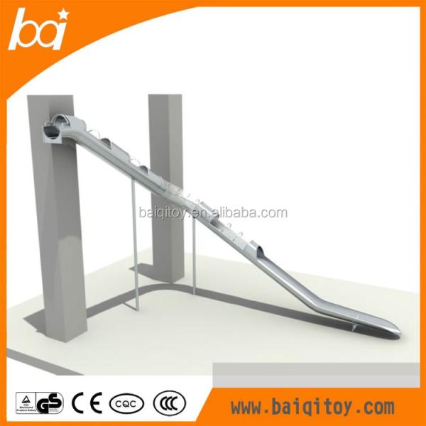 Playground Stainless Steel Slide, Custom Stainless Steel Tube Slide