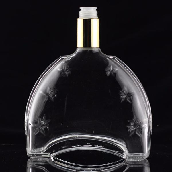 Промышленная 700 мл стеклянная бутылка для питьевой промышленности в форме пальца