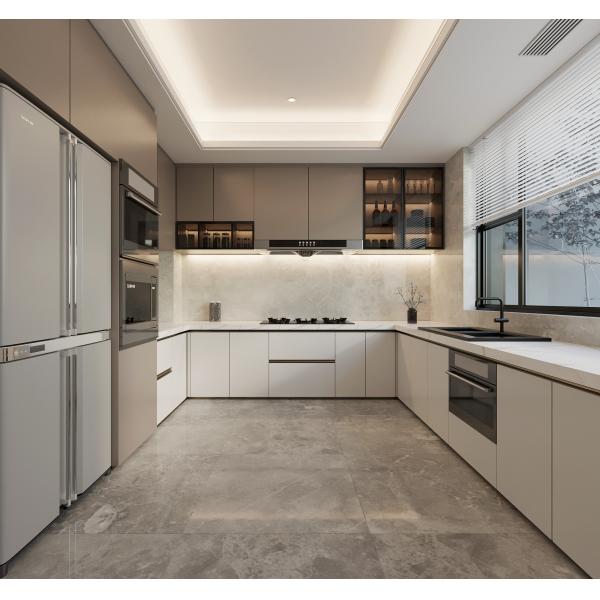 Custom Kitchen Cabinet Modern Modular Built-In Wood Cupboard For Home