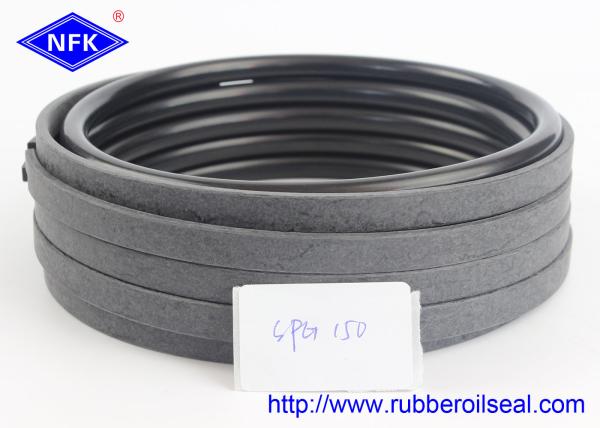Bronze PTFE Hydraulic Piston Rings 30-90 Shore Hardness For  Excavator