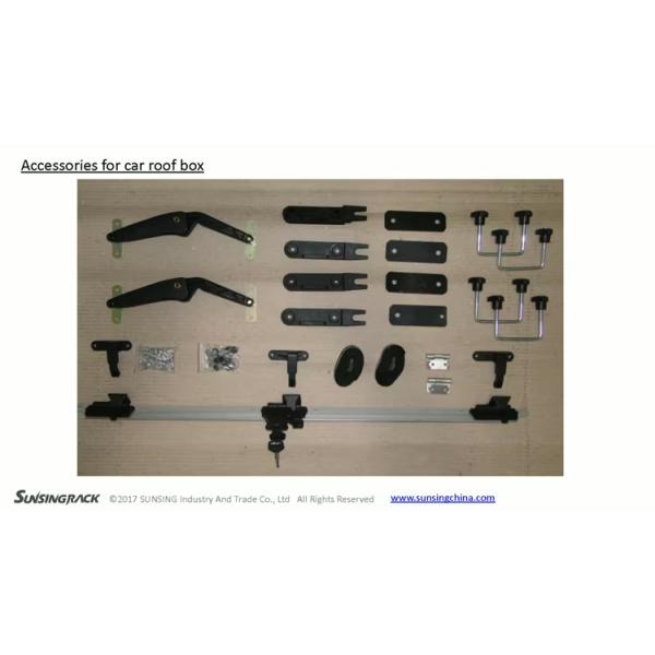 SUNSING High Quality ABS+PC+ASA Car Roof Box New Usage Car Roof Top with Roof Rail and Car Rack Roof Mount Placement