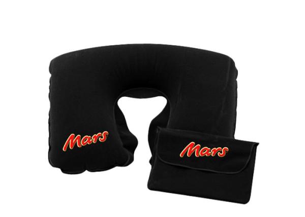 Purple Color Travel Neck Pillow Inflatable With Soft Hand Feeling