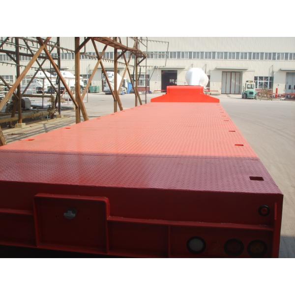 2 Axle Lowboy Trailer Gooseneck Low Bed Trailer With Hydraulic Ladder