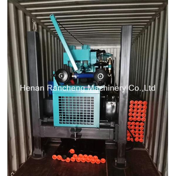 Hydraulic 380m Deep Water Well Drilling Machine 140mm - 325mm Diameter 96KW Power