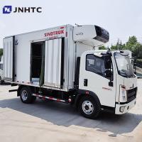Nouveau HOWO 3t 4t 5t 4x2 camion réfrigérateur camion de nourriture légère camion réfrigérateur