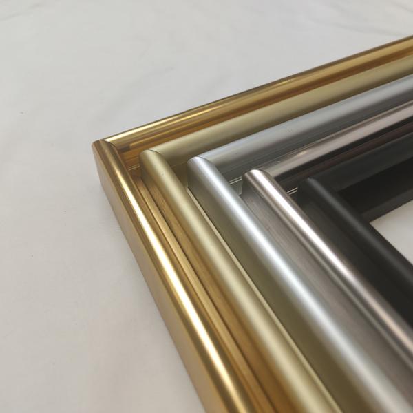 Sophisticated Brushed Aluminum Alloy Frame for Mirror and Photo Frame Decoration