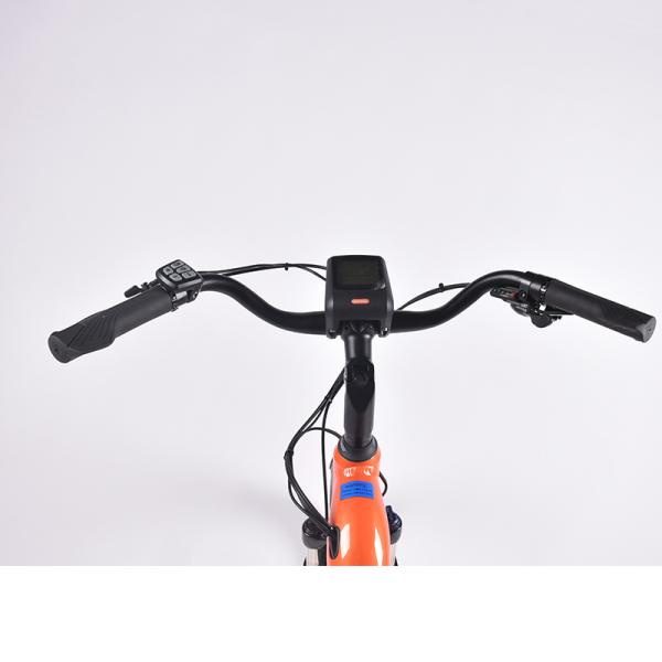 6 Speed Mid Drive Step Through Electric Mountain Bike 750W 150G Aluminum Frame