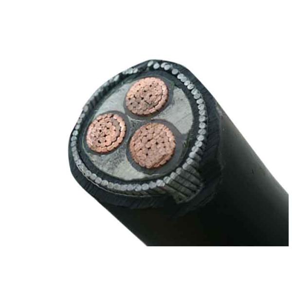 Высоковольтное трехфазное СЛПЭ изолировало силовой кабель 33кВ КУ/СЛПЭ/СВА/ПВК электрического кабеля стального провода бронированный