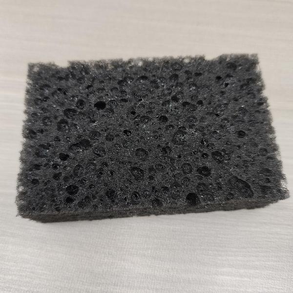 80x50x30mm Black Car Wash Sponge - Powerful Cleaning & Scratch Reduction
