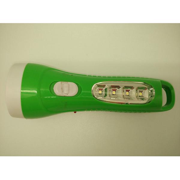 BN-194 Rechargeable LED Flashlgith Torch with Side Lamp
