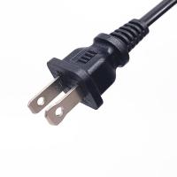 2 pines AC USA Extensão do cabo de alimentação UL Standard 10A 125V Cor personalizada
