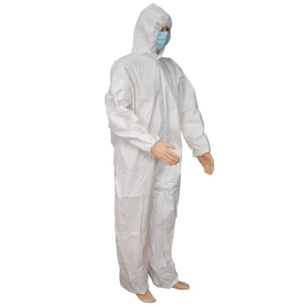 Type 5 6 Disposable Protective Coverall With Hood Microporous