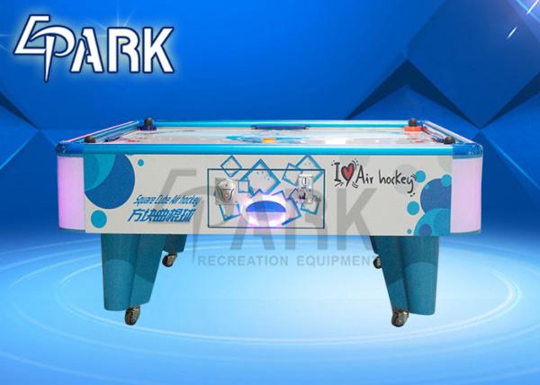 Square Cube 4 Adult Player Amusement Sports Coin Operated Air Hockey Table