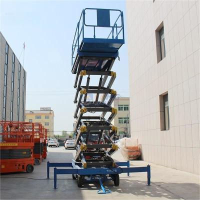 100-550kg Mobile Elevated Work Platform Electric Self Propelled Scissor Lifts