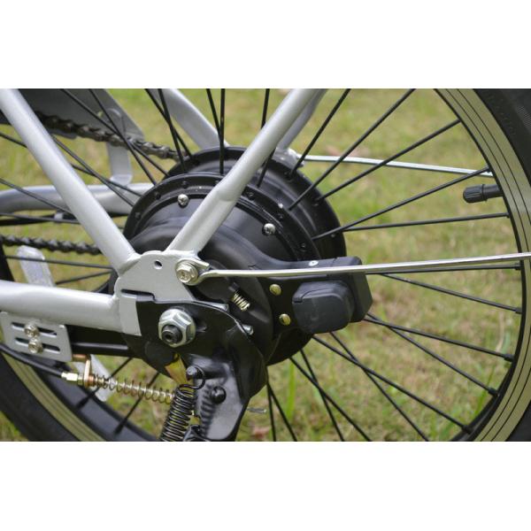 25km/H Small Long Range Folding Electric Bike 36V 250W Brushless Hub Motor