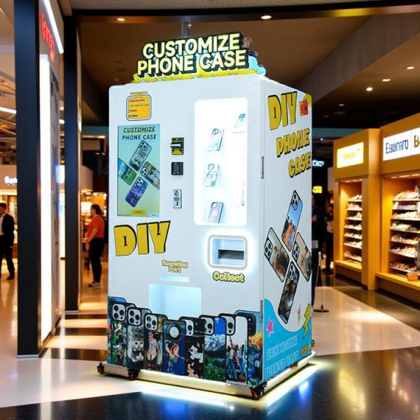 Máquina expendedora de impresión de carcasas para teléfonos CYJ-D04 20 carcasas/hora 450W