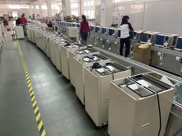Popular refrigerador de manchas libres de drenaje con pantalla táctil
