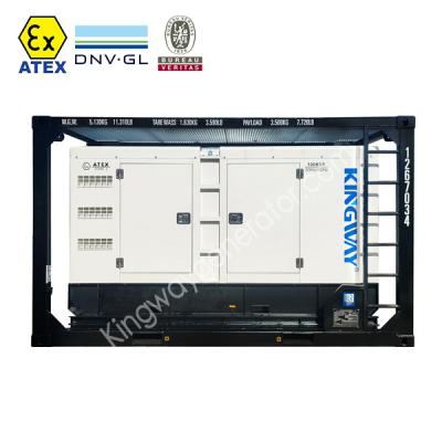 Kingway ATEX certificou à prova de explosões silencioso diesel do grupo de gerador 60Hz da zona 2