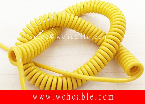 Customizable Oil Resistant Spiral Cable with UV Resistant PVC Insulation for Instrumentation UL758 UL1581