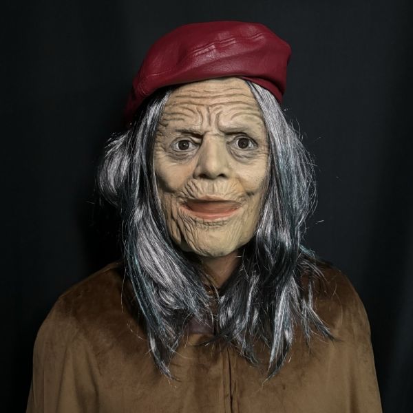 Realistic Design Latex Mask - One Size Fit Most Human Mask for Film Theater and Cosplay