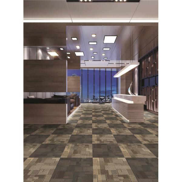 Indoor Nylon Carpet Tiles 650 G / M2 Pile Weight 2.5 - 5 Mm Pile Height