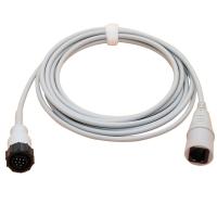 Bard 8 Pin Invasive Blood Pressure Cable 5.0 Diameter Abbott With Black Color