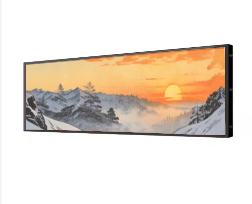 28.6 Stretched Bar LCD Display Screen Android Shelf Edge Advertising BOE Display Panel