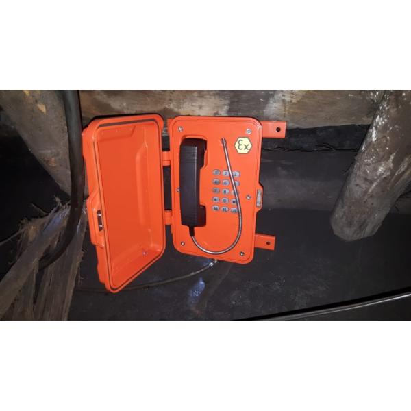 Взрывозащищенный промышленный телефон, водонепроницаемый аварийный телефон с сертификацией ATEX