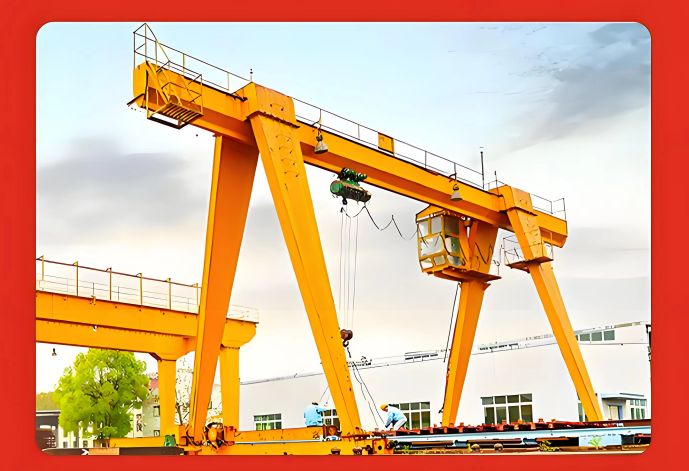 20 Ton Rated Loading Capacity Portable MH Gantry Crane with Height Adjustable Feature and Remote Controller
